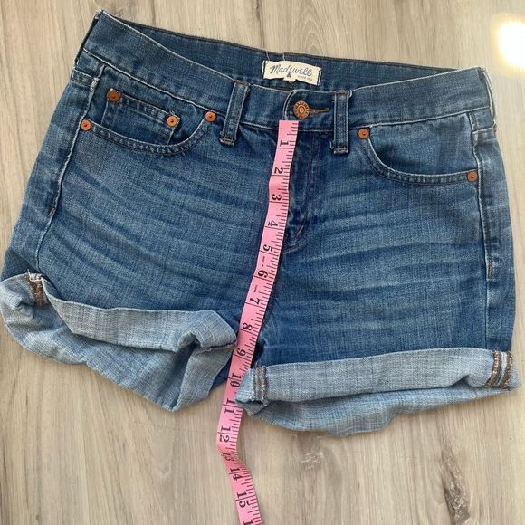 Madewell 26 Denim Cuffed Jean Shorts - Picture 4 of 7